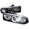 Spec-D Tuning 98-04 Chevrolet S10 Projector Headlight Black Housing LHP-S1098JM-RS - alternate 1